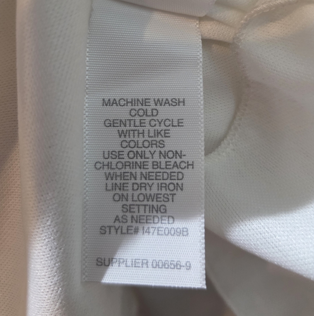 Women's Bisou Bisou Maxi Pleated White With Flower Design, Size 16 - Picture 5 of 15